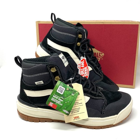 Vans Ultrarange Exo Hi MTE Shoes Boots Black Suede Womens Size 9.5 VN0A4UWJDW5 - Picture 8 of 10